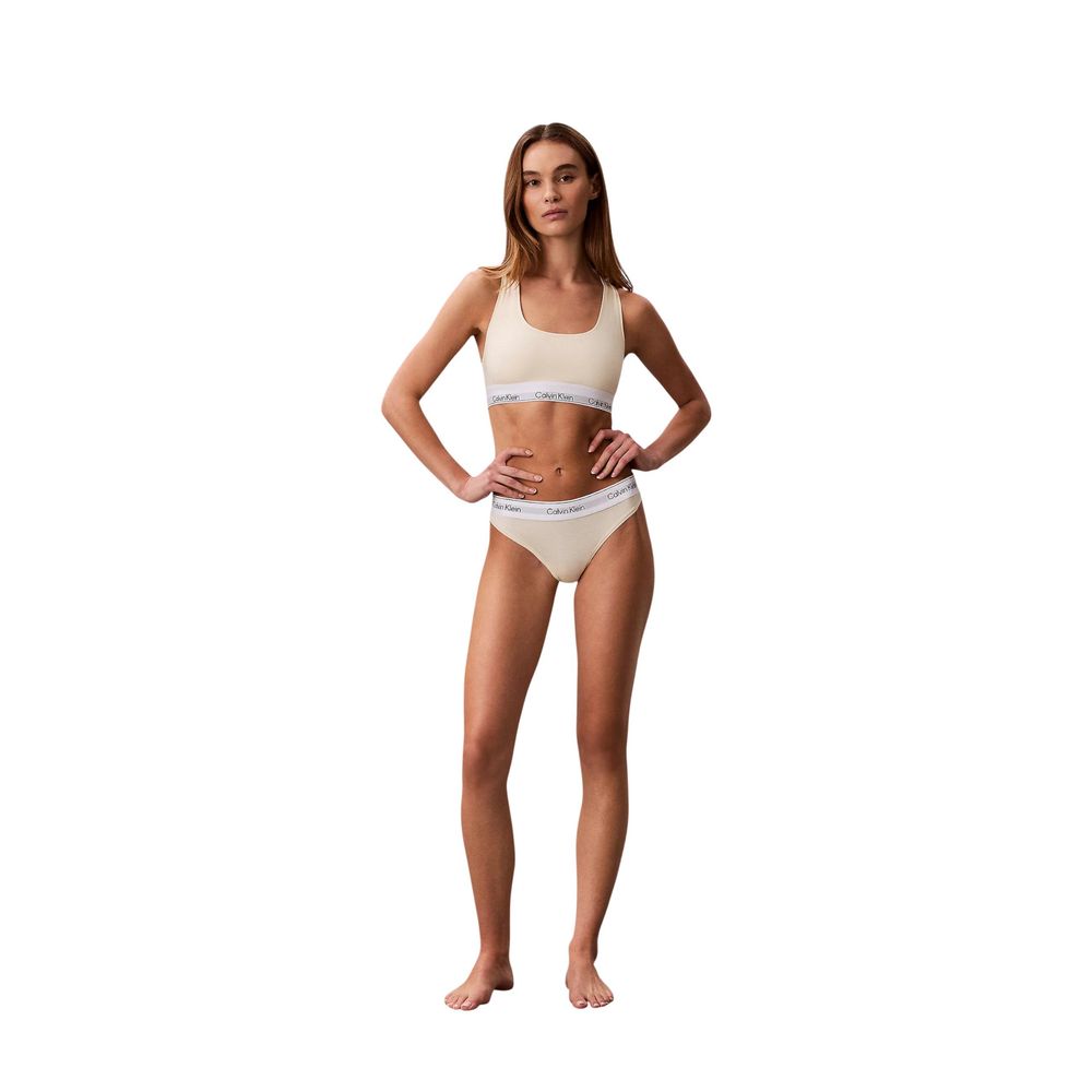 Women’s Calvin Klein Underwear Beige Cotton Pantie