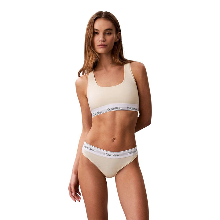 Women’s Calvin Klein Underwear Beige Cotton Pantie