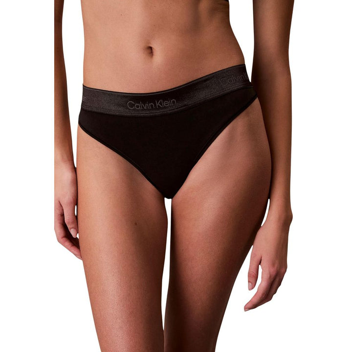 Women’s Calvin Klein Underwear Black Cotton Pantie