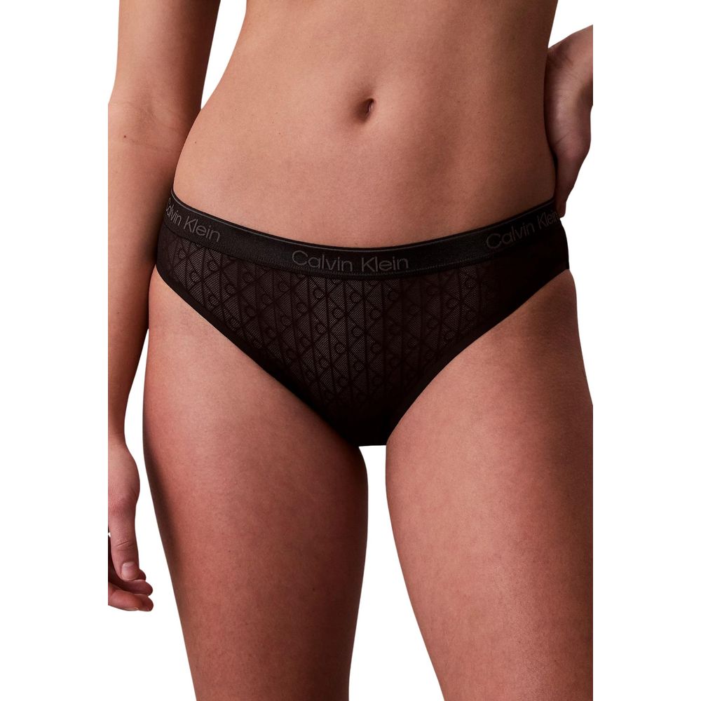 Women’s Calvin Klein Underwear Black Nylon Pantie