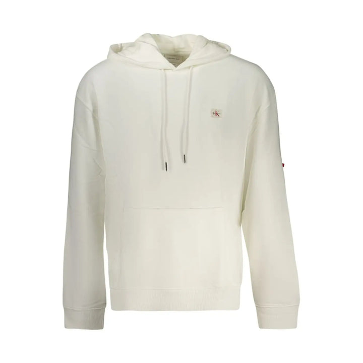 Women’s Calvin Klein White Cotton Men Sweatshirt