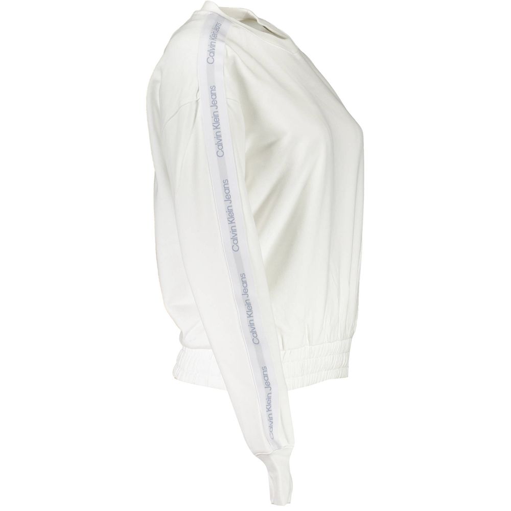 Women’s Calvin Klein White Cotton Women Sweatshirt