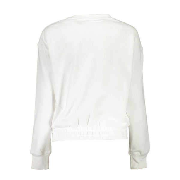 Women’s Calvin Klein White Cotton Women Sweatshirt