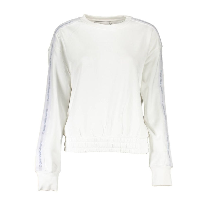 Women’s Calvin Klein White Cotton Women Sweatshirt