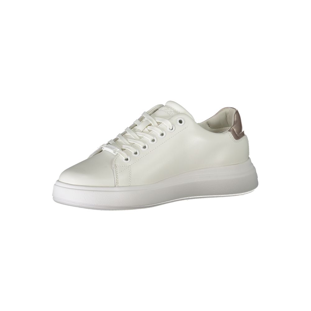 Women’s Calvin Klein White Leather Women Sneaker