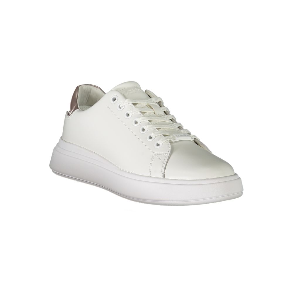 Women’s Calvin Klein White Leather Women Sneaker