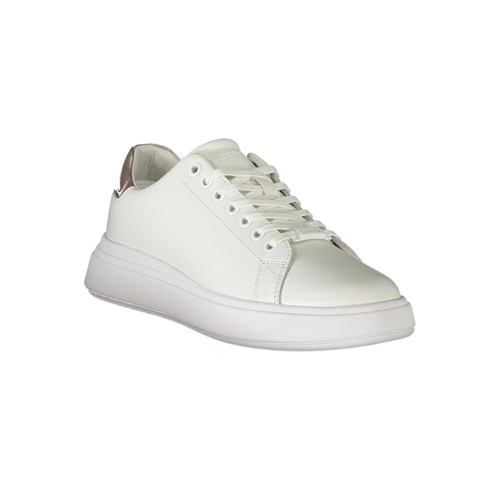 Women’s Calvin Klein White Leather Women Sneaker