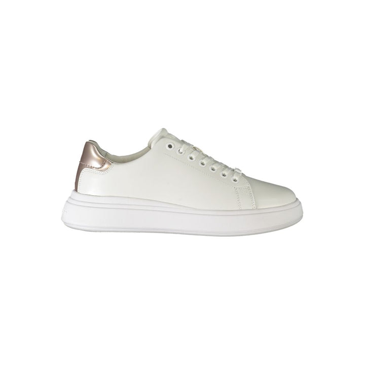 Women’s Calvin Klein White Leather Women Sneaker