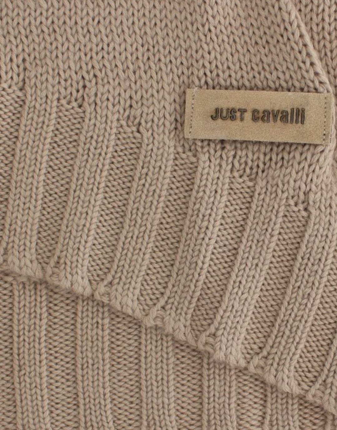 Women’s Cavalli Beige Knitted Wool Sweater