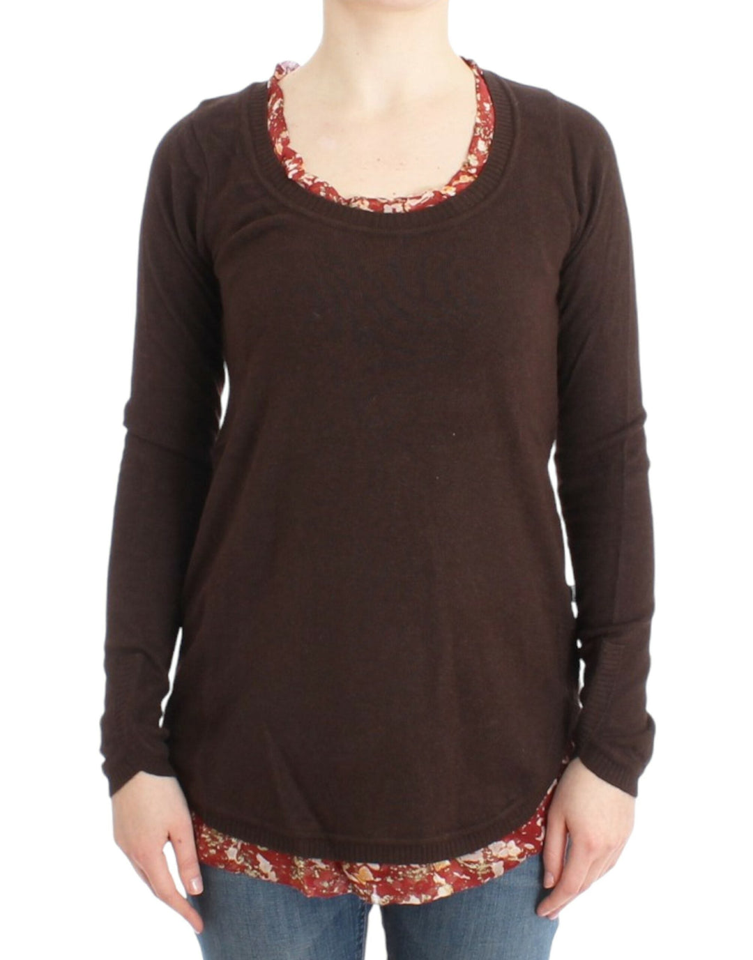 Women’s Cavalli Brown Crewneck Sweater