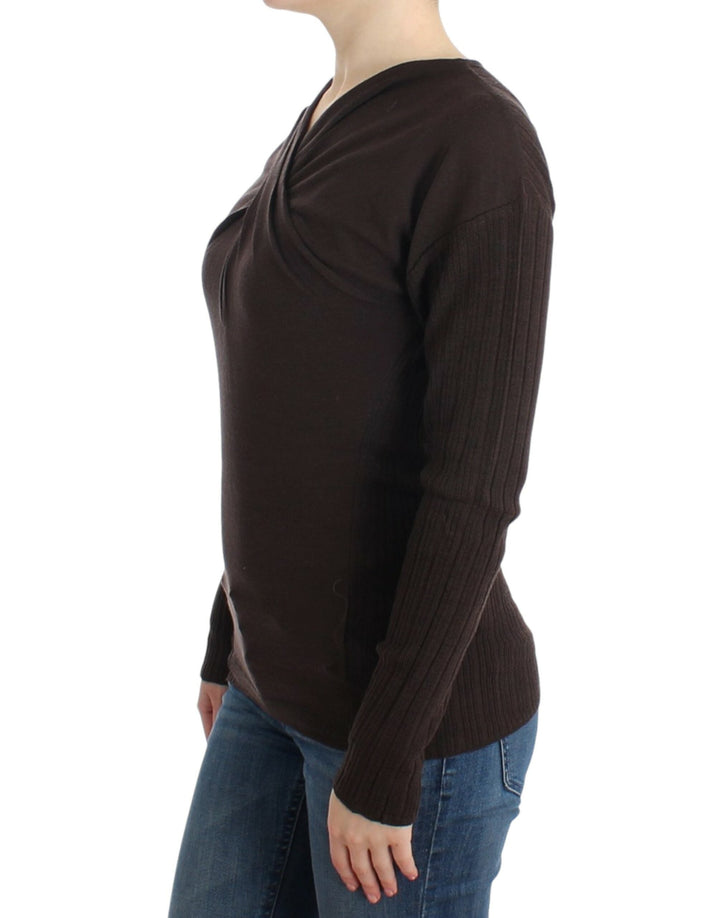 Women’s Cavalli Brown Knitted Wool Sweater