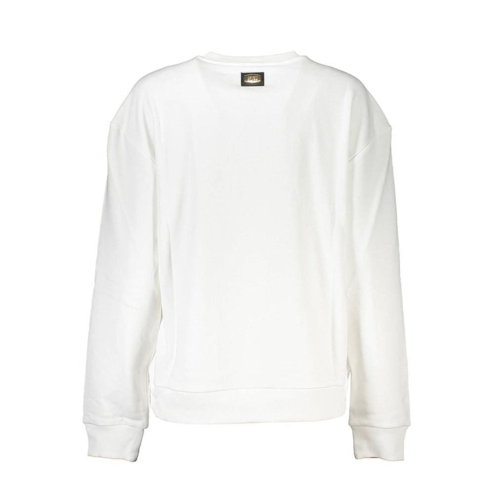 Women’s Cavalli Class Bianco Cotton Women Sweatshirt