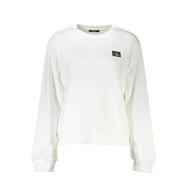 Women’s Cavalli Class Bianco Cotton Women Sweatshirt