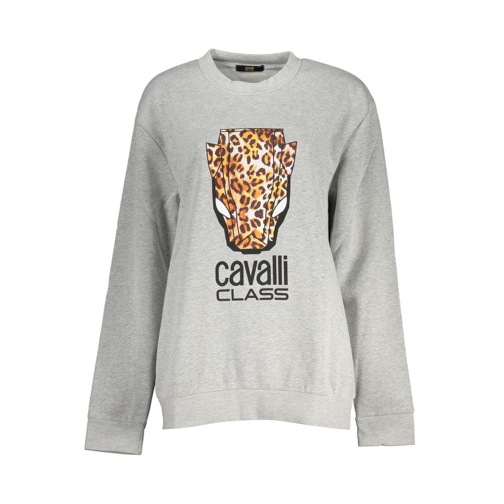 Women’s Cavalli Class Grigio Polyester Women Sweatshirt