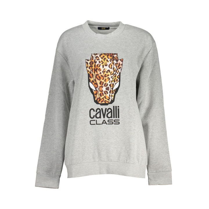 Women’s Cavalli Class Grigio Polyester Women Sweatshirt