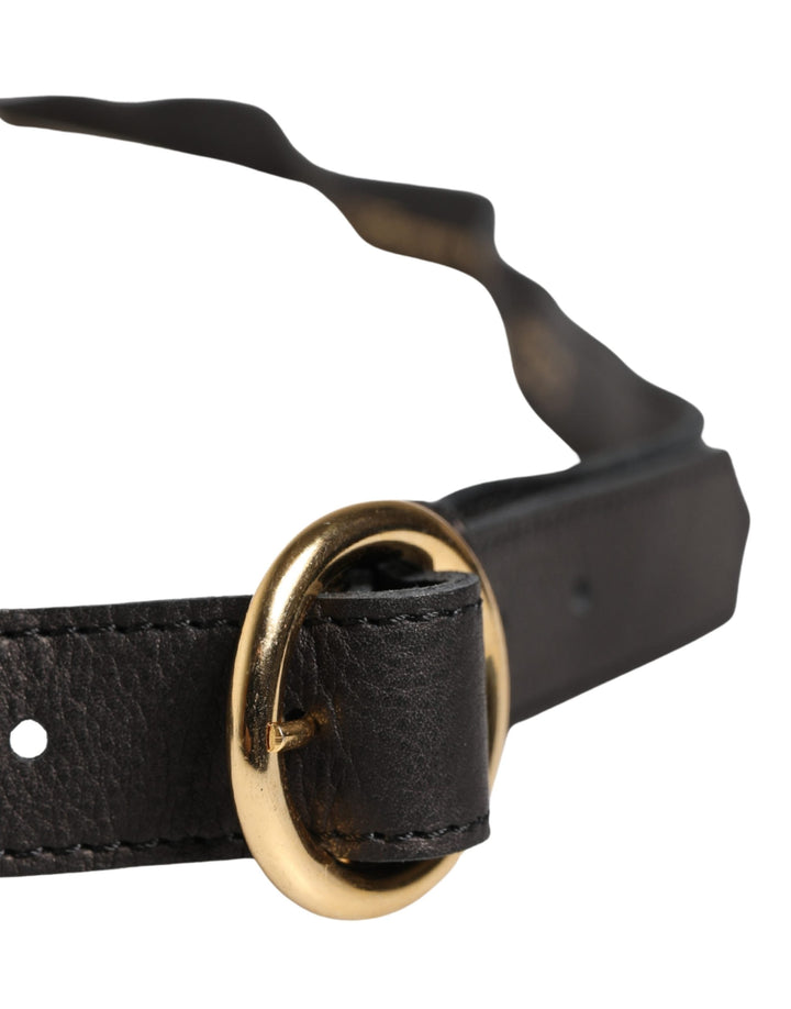Women’s Cavalli Class Multicolor Floral Wide Waist Gold Metal Buckle Cintura Belt