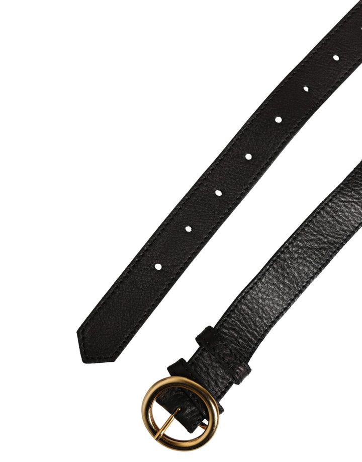 Women’s Cavalli Class Multicolor Floral Wide Waist Gold Metal Buckle Cintura Belt
