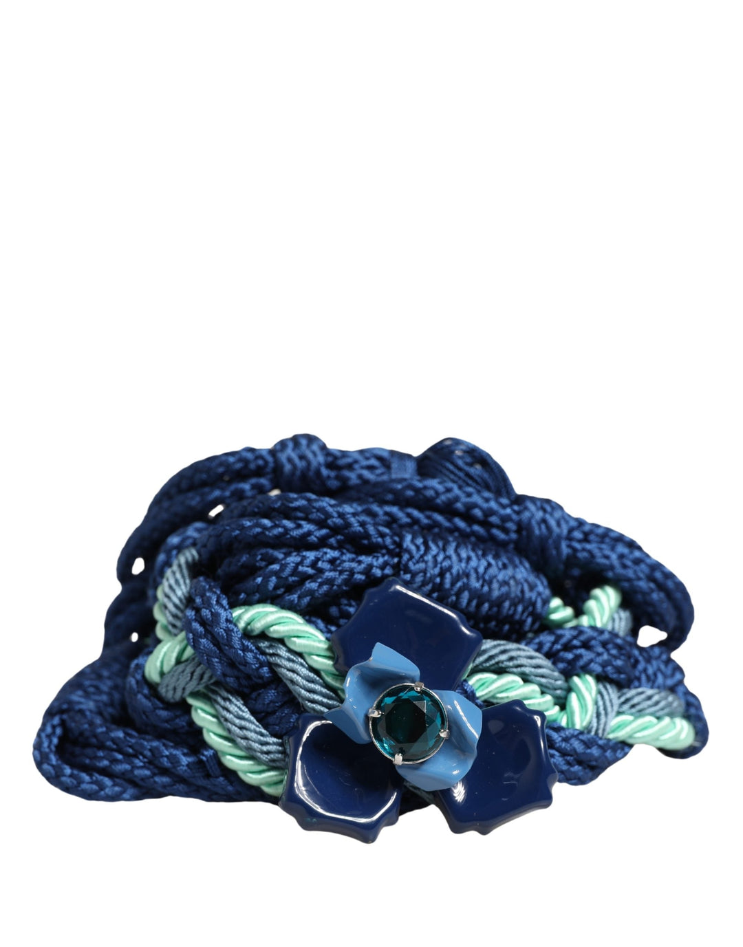 Women’s Cavalli Class Multicolor Twisted Rope Chain Buckle Waist Belt