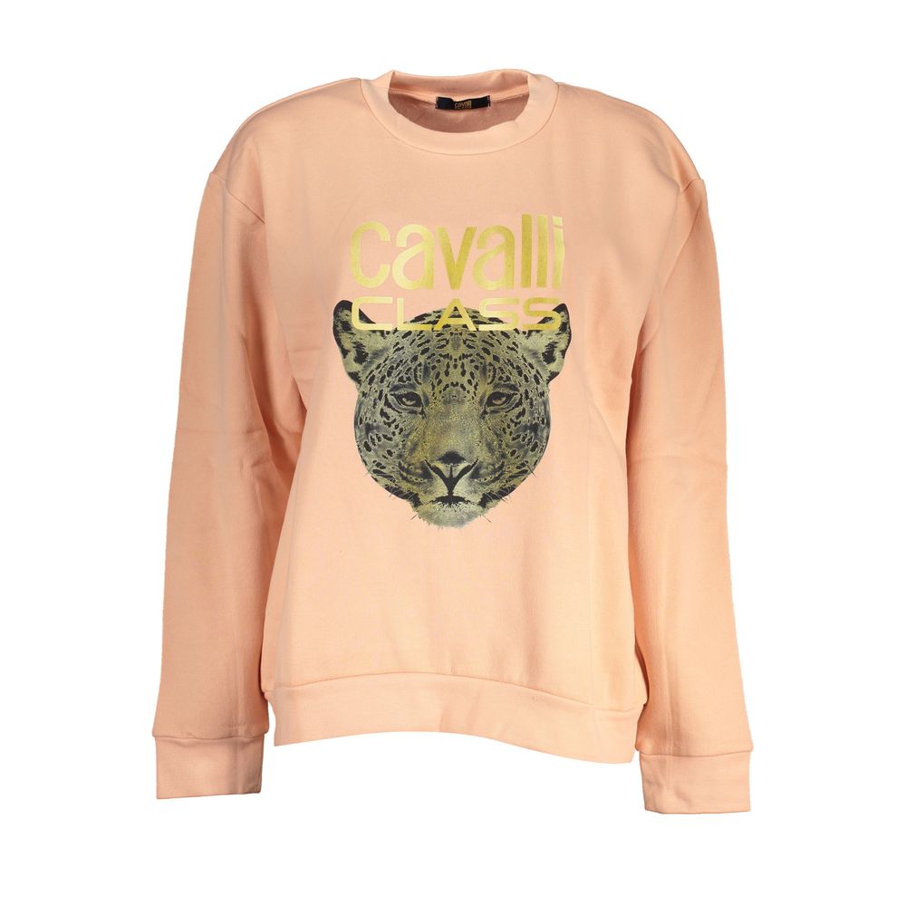 Women’s Cavalli Class Rosa Polyester Women Sweatshirt