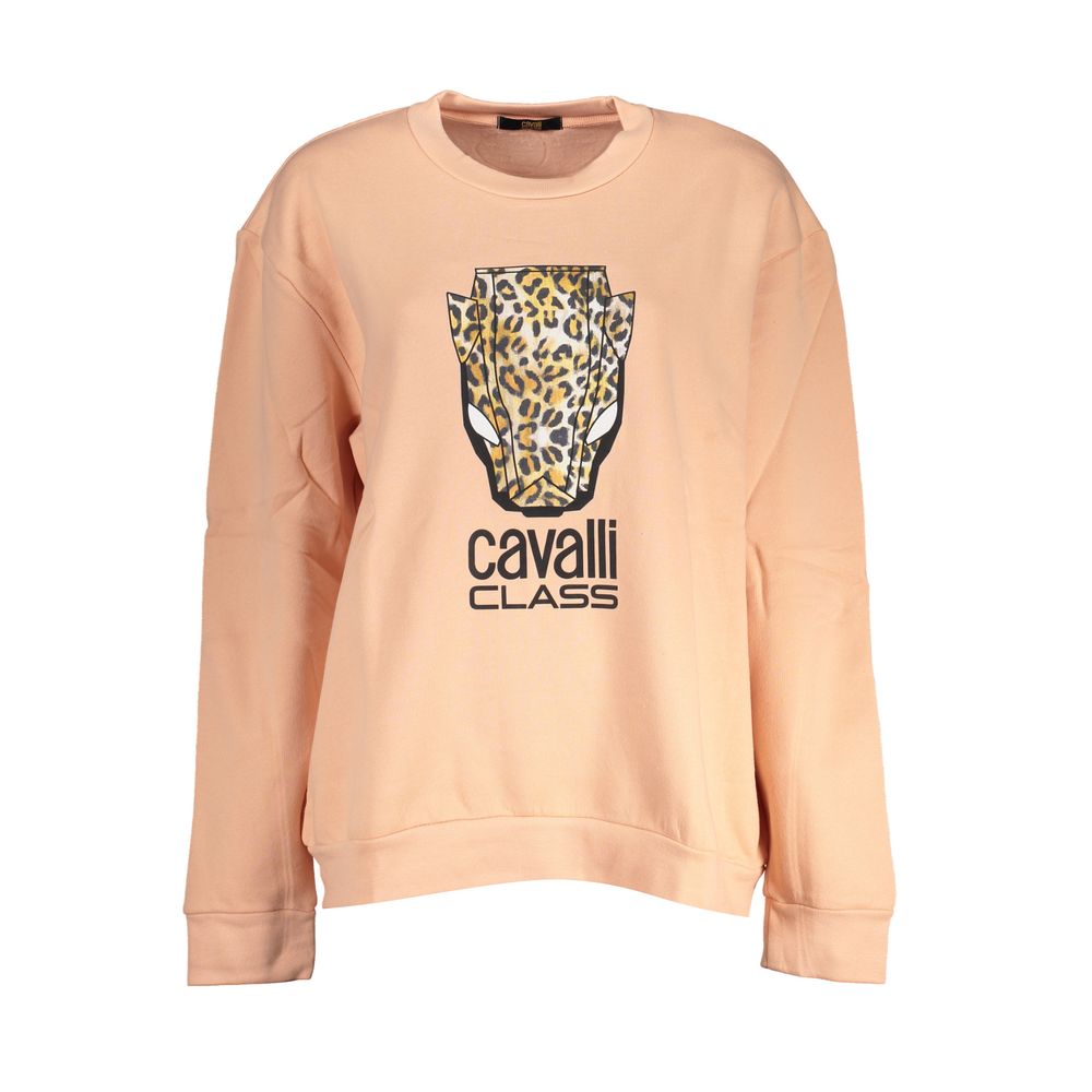 Women’s Cavalli Class Rosa Polyester Women Sweatshirt