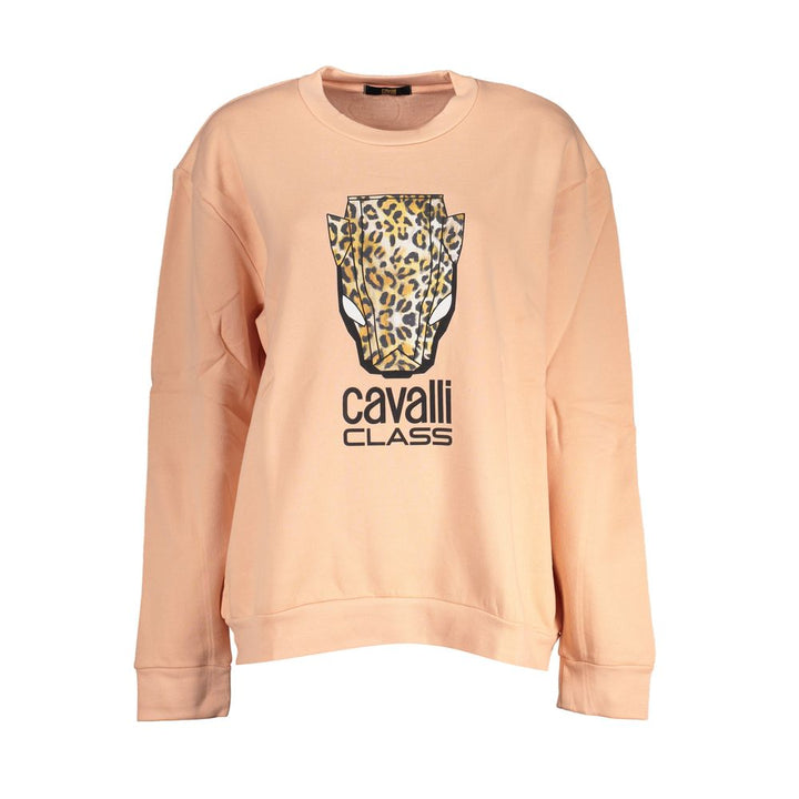 Women’s Cavalli Class Rosa Polyester Women Sweatshirt