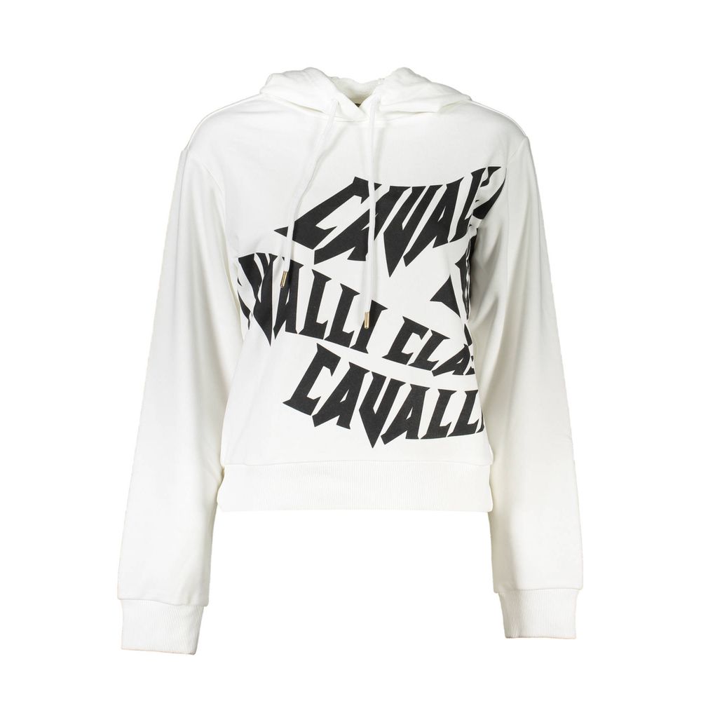 Women’s Cavalli Class White Cotton Women Sweater