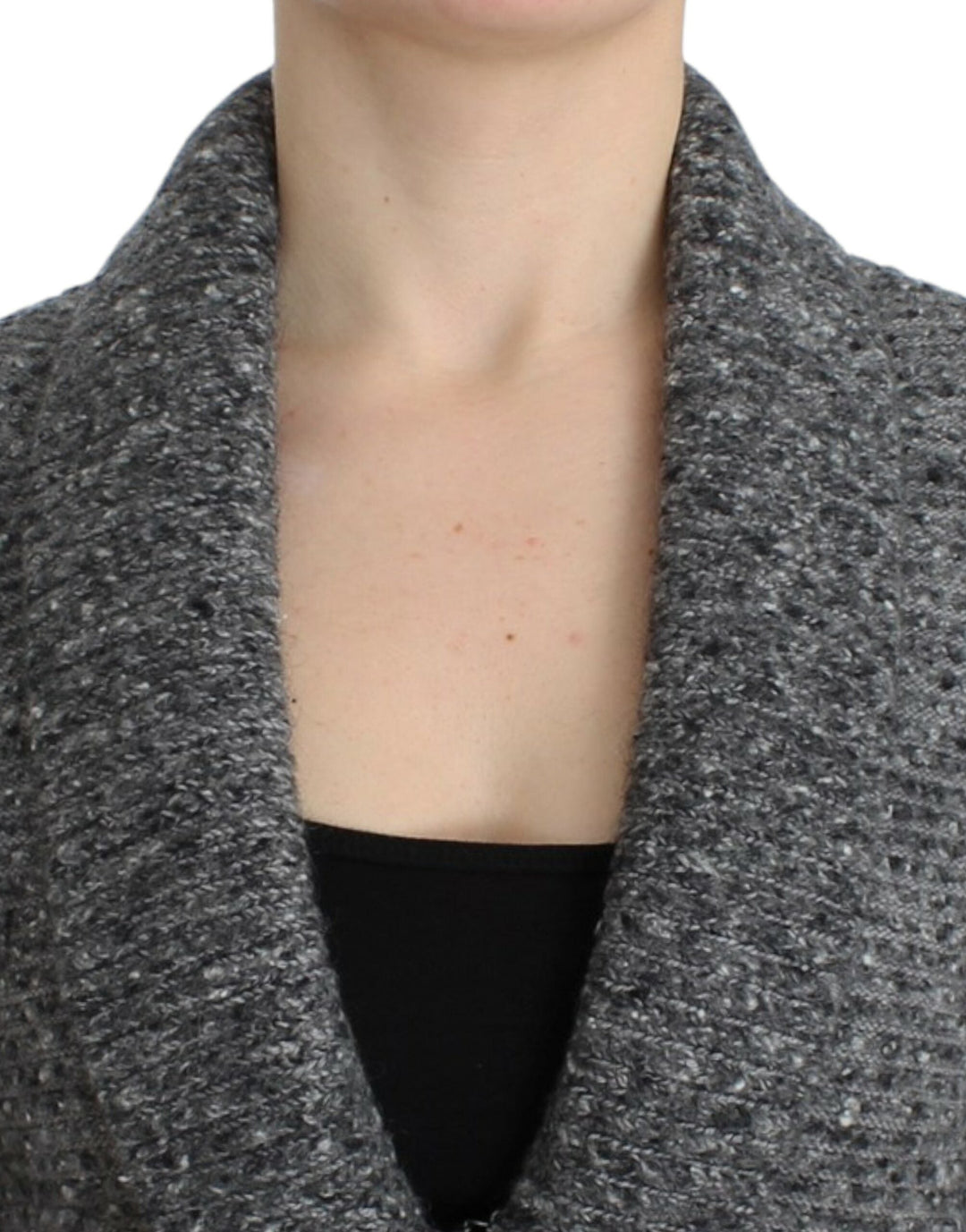 Women’s Cavalli Gray Wool Knitted Cardigan