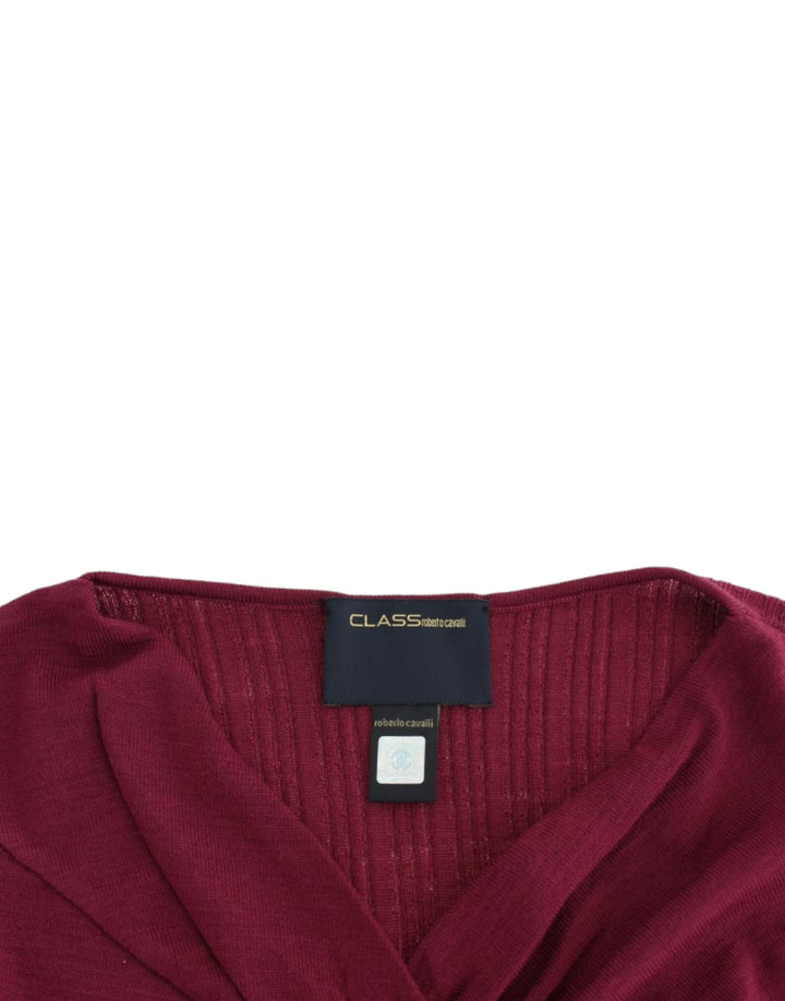 Women’s Cavalli Purple Knitted Wool Sweater