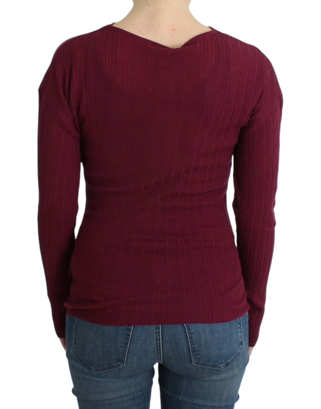 Women’s Cavalli Purple Knitted Wool Sweater