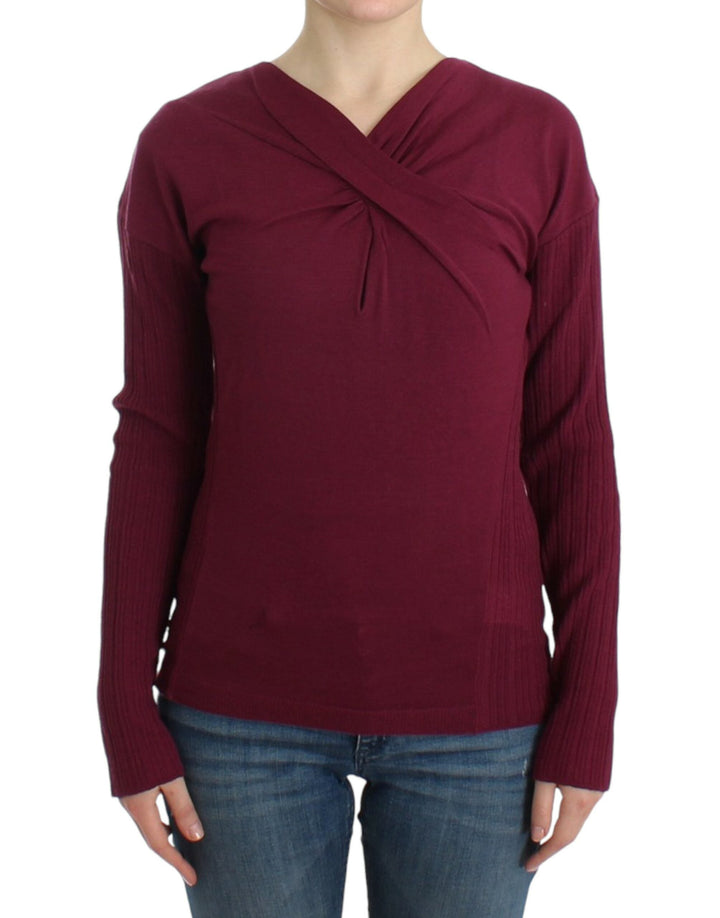 Women’s Cavalli Purple Knitted Wool Sweater