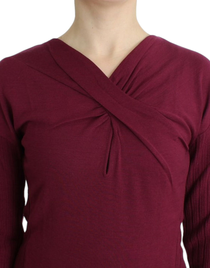 Women’s Cavalli Purple Knitted Wool Sweater