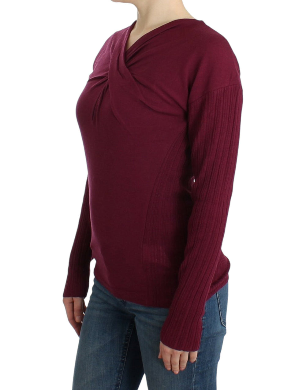 Women’s Cavalli Purple Knitted Wool Sweater