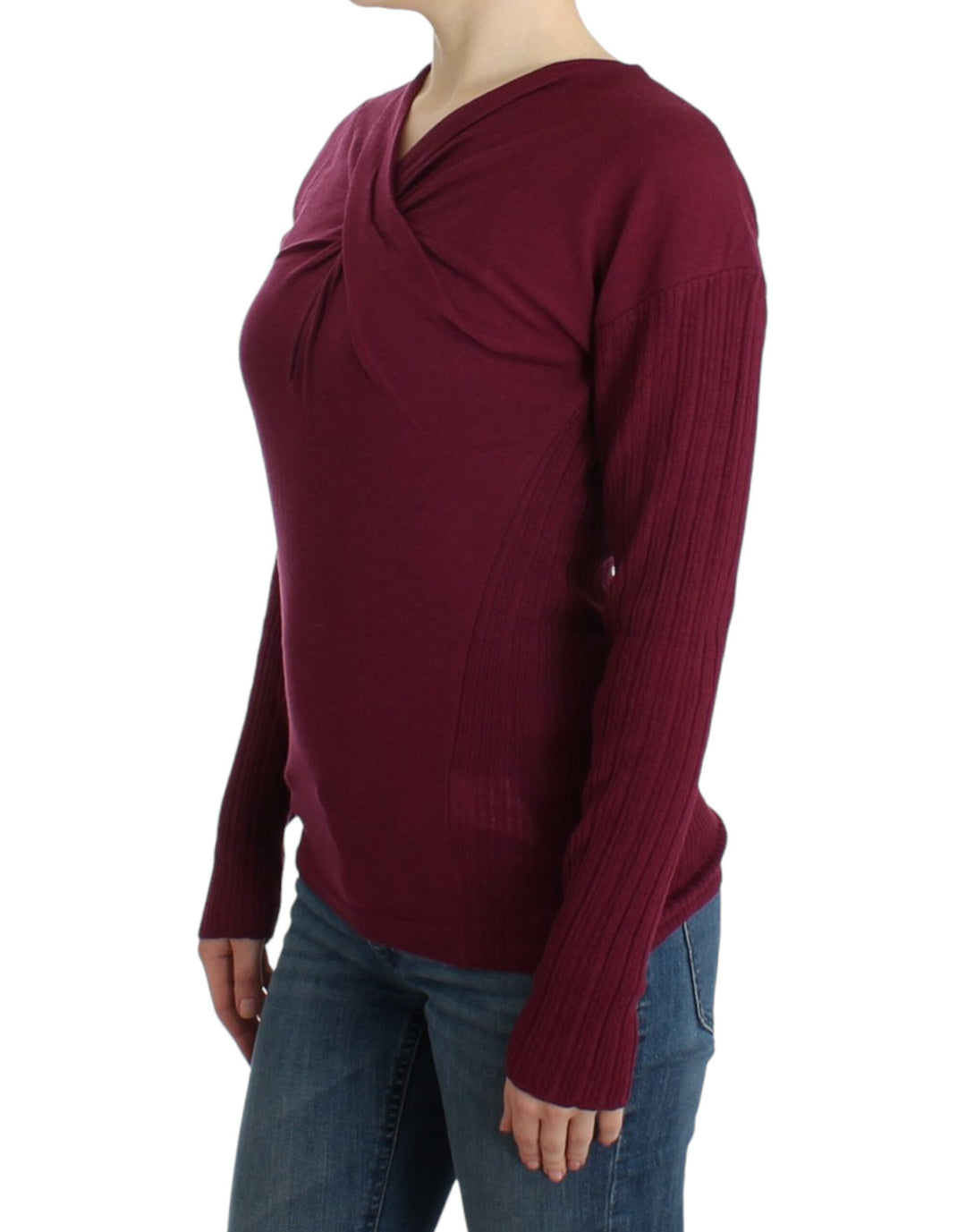 Women’s Cavalli Purple Knitted Wool Sweater