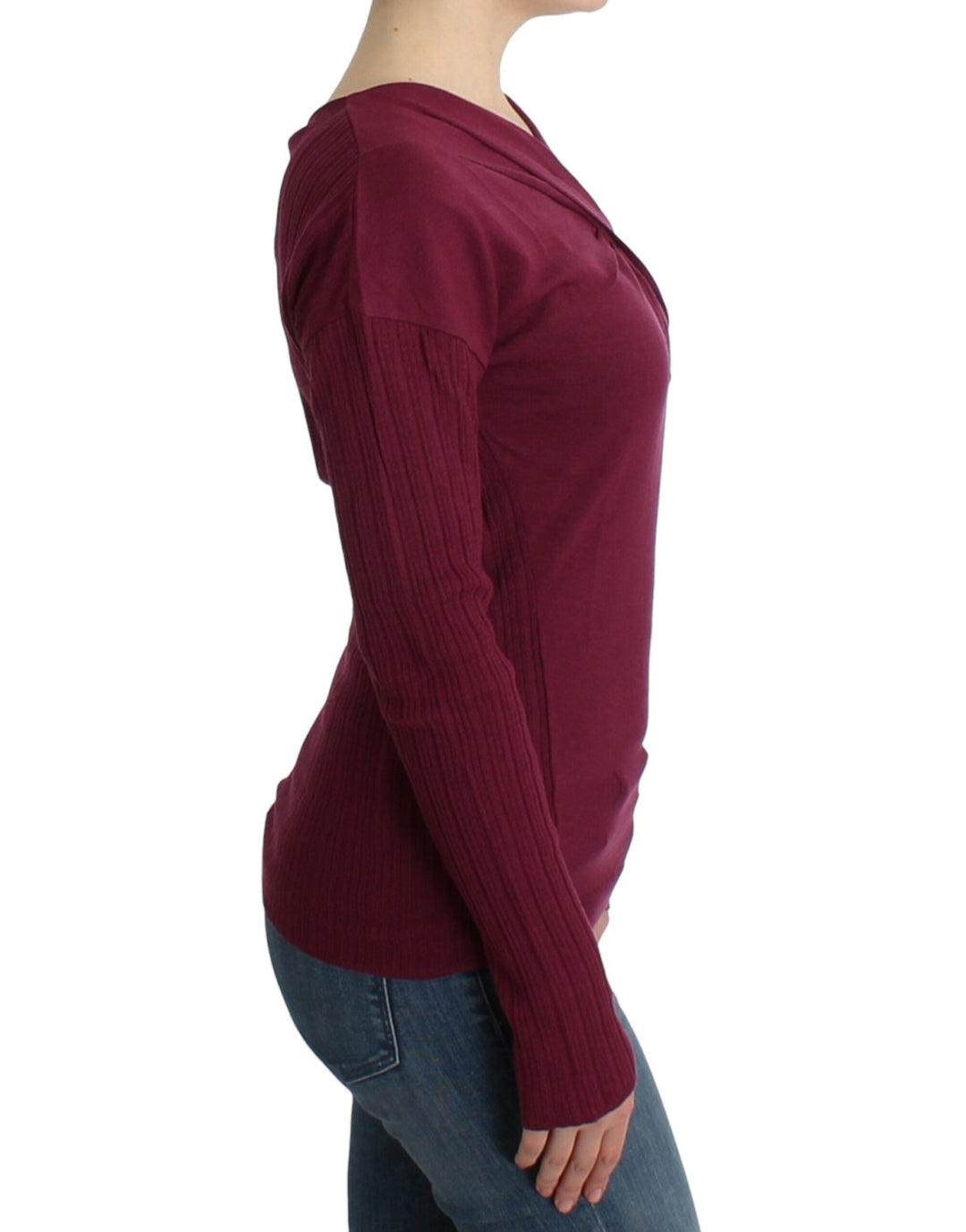 Women’s Cavalli Purple Knitted Wool Sweater