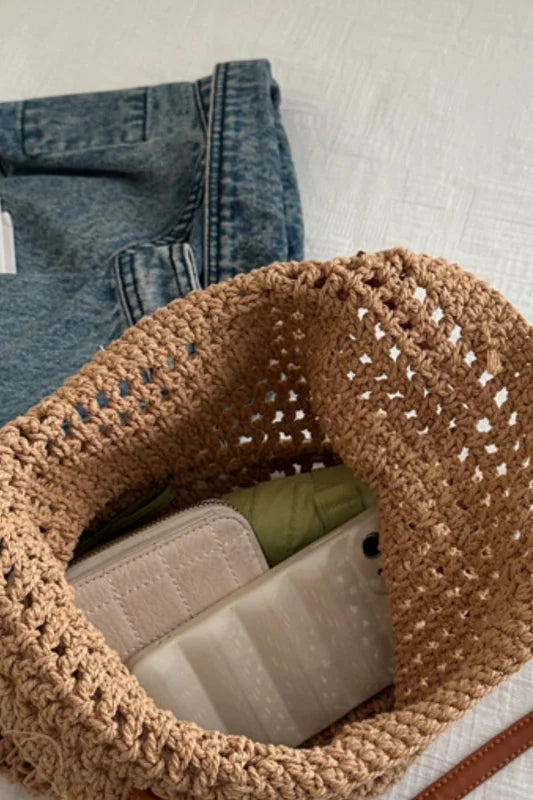 Women’s Chic Medium Cotton Shopping Bag with Spacious Design