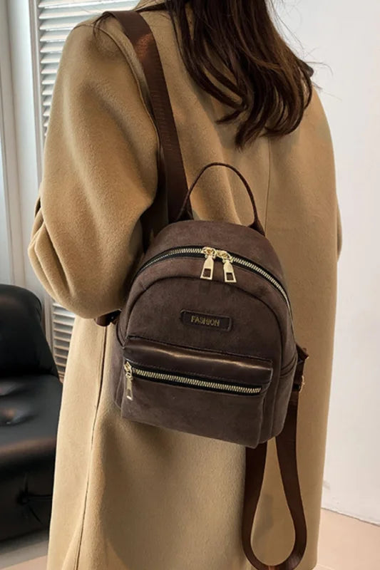 Trendsi Bags Shoulder Bag Design - Chic Small Suede Exudes Dress Elegance