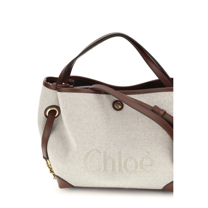 Chloé Beige Fabric Shoulder Bag
