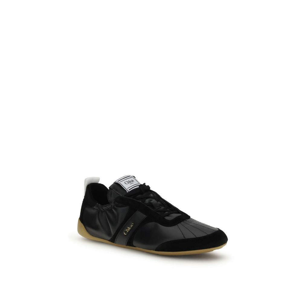 Women’s Chloé Black Goatskin Athletic Sneakers