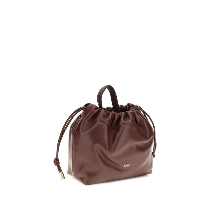 Women’s Chloé Bordeaux Calf Leather Bos Taurus Shoulder Bag