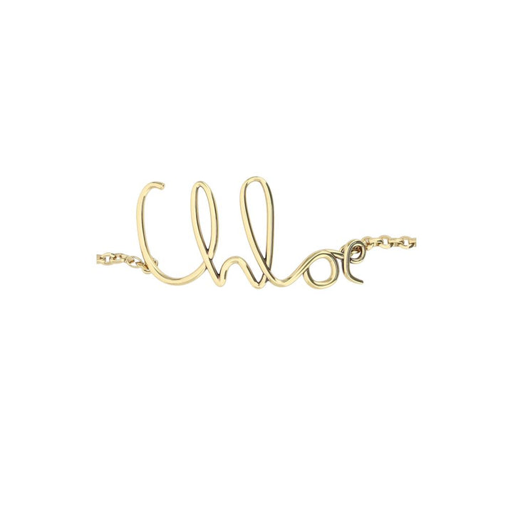 Women’s Chloé Gold Brass Thin Belt