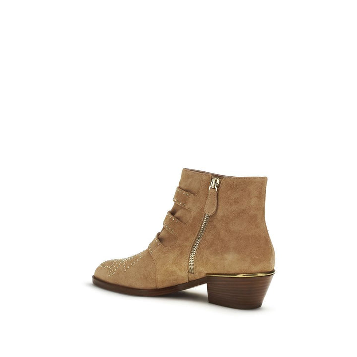 Women’s Chloé Multicolor Calf Leather Bos Taurus Ankle Boots