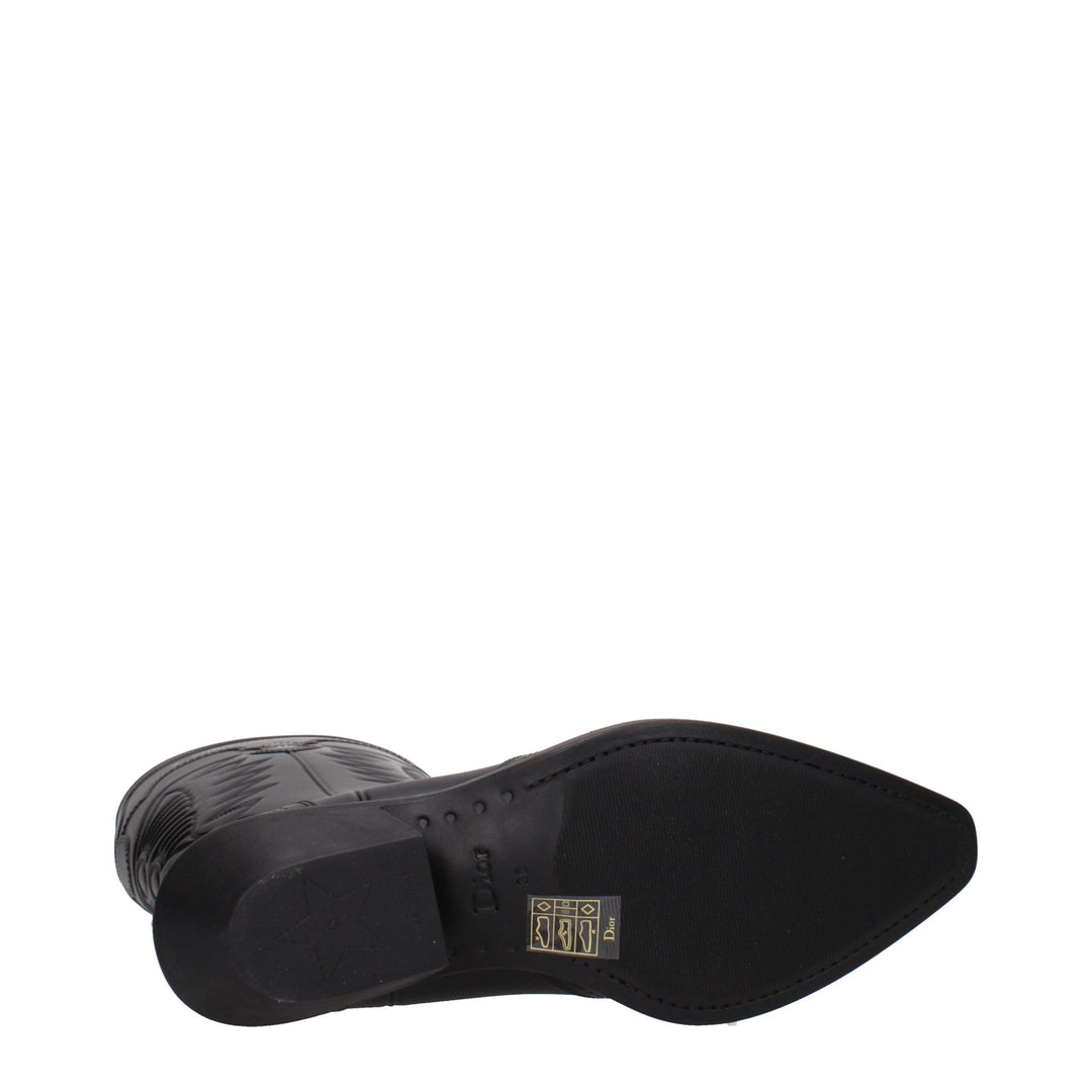 Women’s Christian Dior Black Cotton Boots