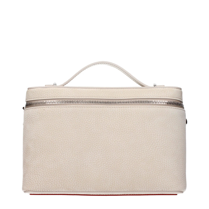 Women’s Christian Louboutin Beige Leather Handbag