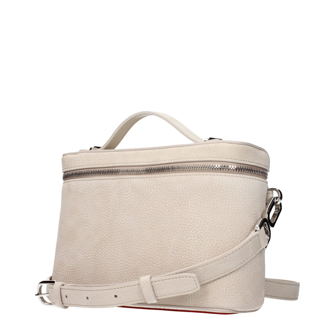 Women’s Christian Louboutin Beige Leather Handbag