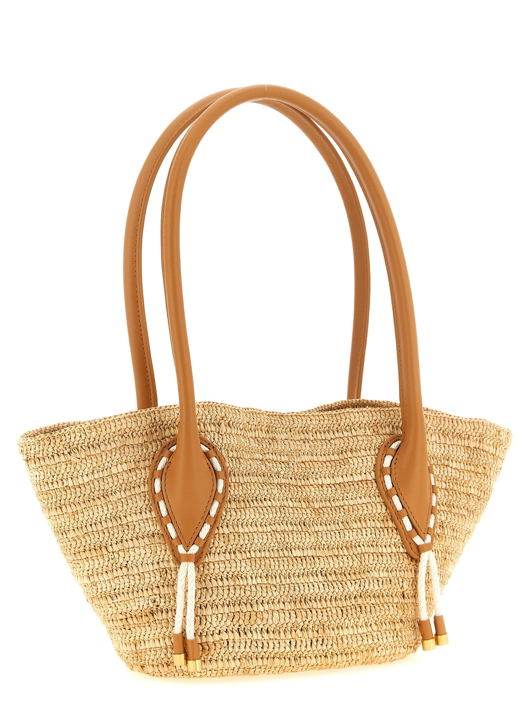 Women’s Christian Louboutin Beige Raffia Tote Bag