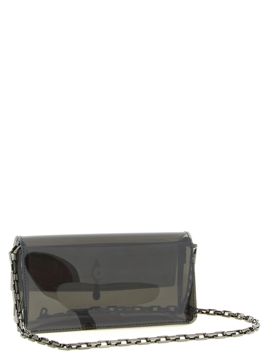Women’s Christian Louboutin Black Pvc Clutch Bag