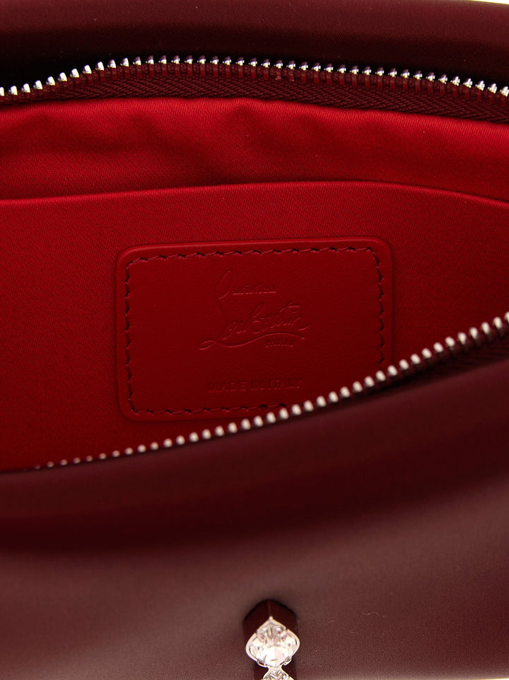 Women’s Christian Louboutin Bordeaux Elastane Clutch Bag