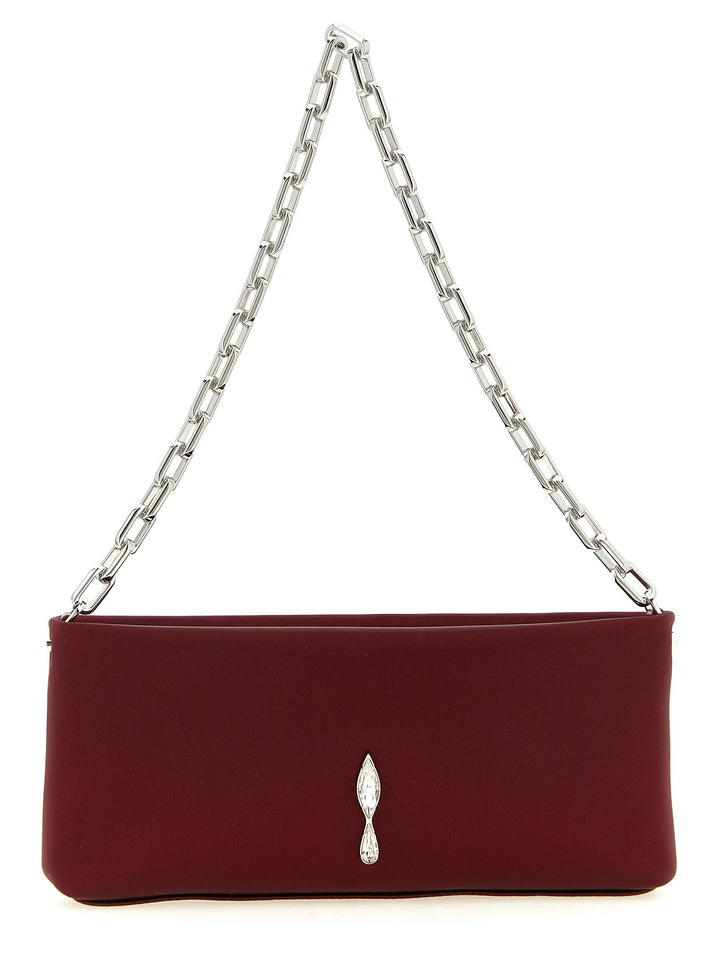 Women’s Christian Louboutin Bordeaux Elastane Clutch Bag