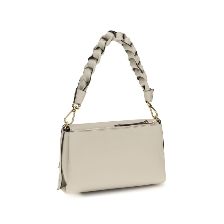 Women’s Coccinelle Beige Calf Leather Bos Taurus Shoulder Bag
