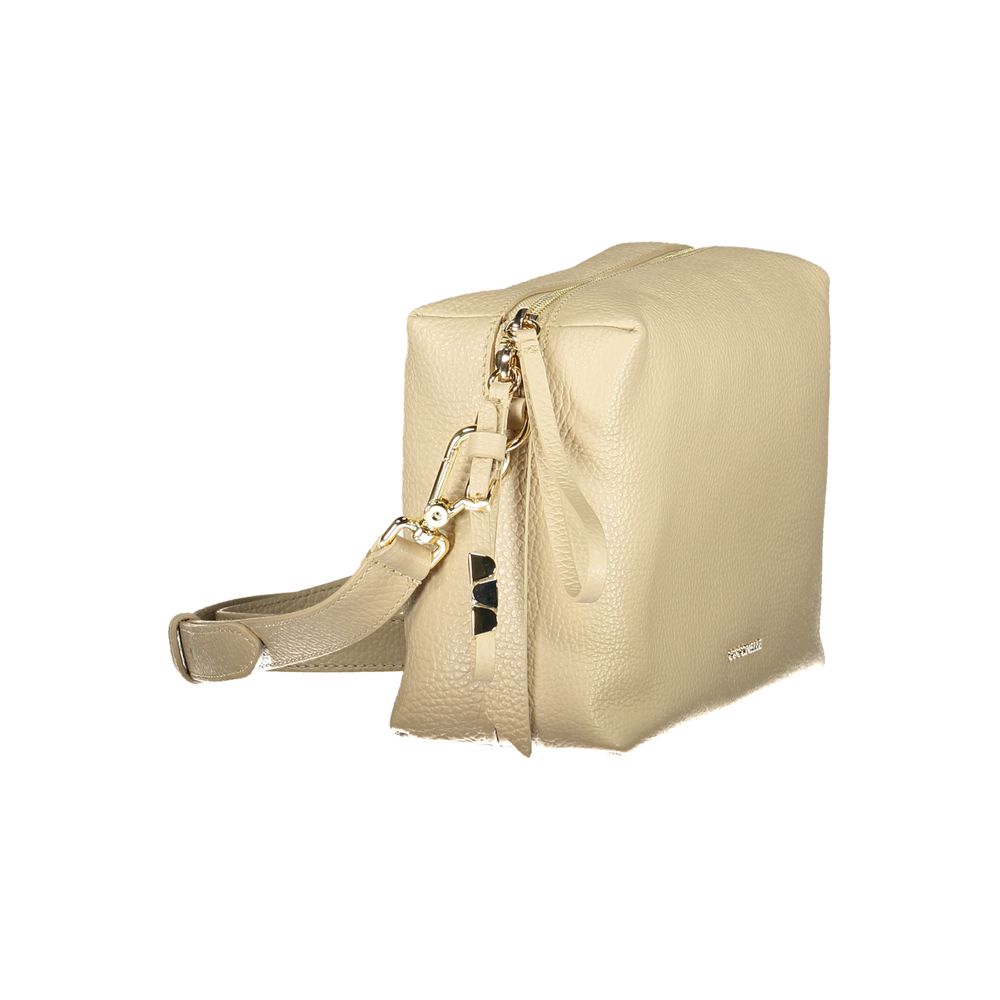 Women’s Coccinelle Beige Leather Woman Handbag